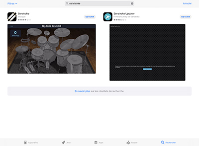 Senstroke et Senstroke Updater sur l'App Store