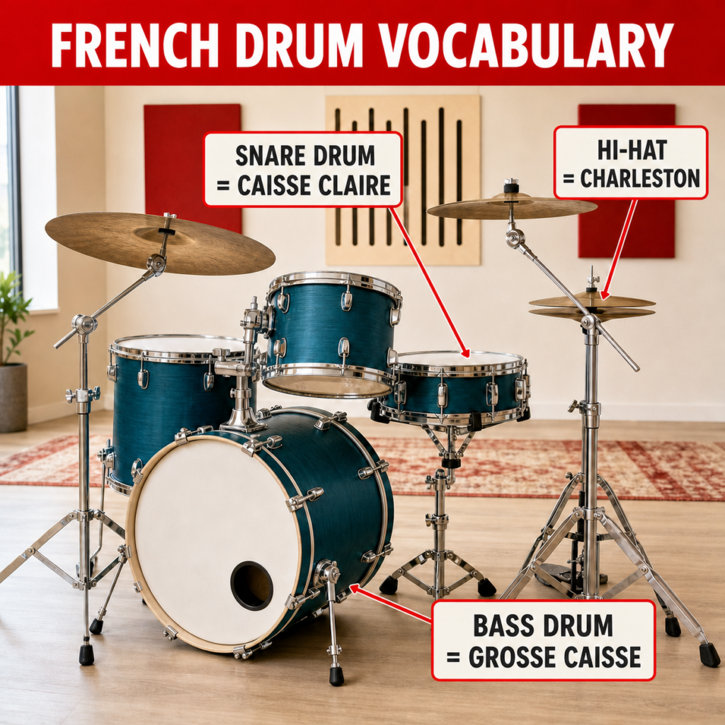 French Drum Vocabulary: The Complete English-French Glossary