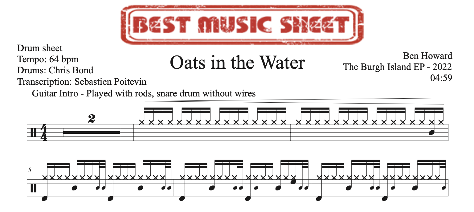 SAMPLE-drum-sheet-ben-howard-oats-in-the-water