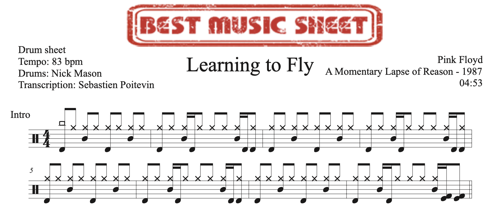 SAMPLE-drum-sheet-pink-floyd-learning-to-fly
