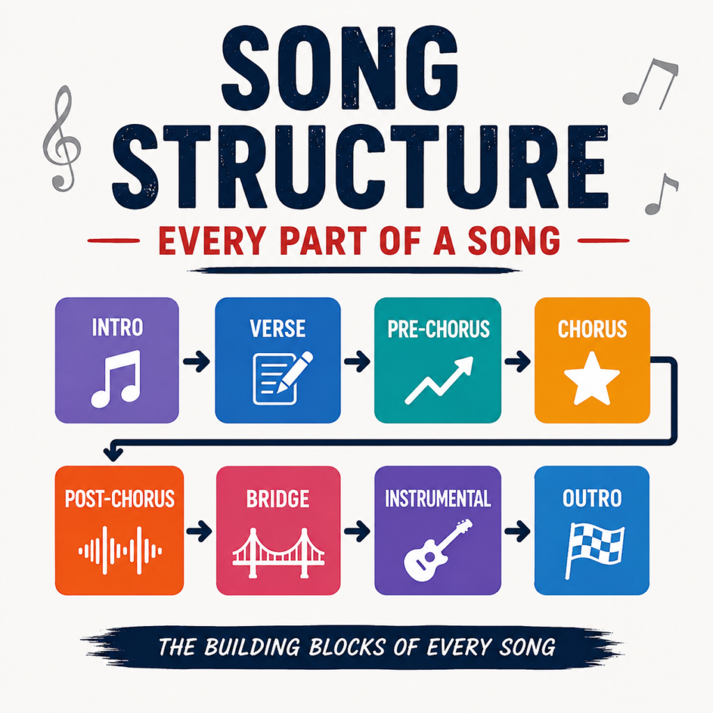 Understanding Song Structure: Verse, Chorus, Bridge, Intro and Every Song Section Explained